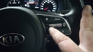 Kia Sportage service interval reset