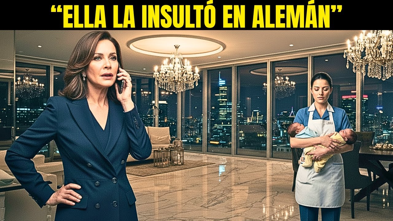 LA MILLONARIA INSULTÓ EN ALEMÁN A LA 