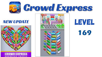 Crowd Express Level 169 Walkthrough 🚦 | Step-by-Step Solution | Go Answer