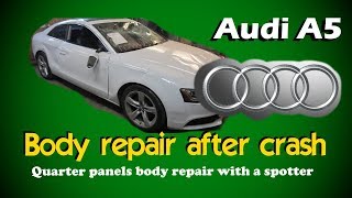 Audi A5. Full body repair. Полный ремонт кузова.