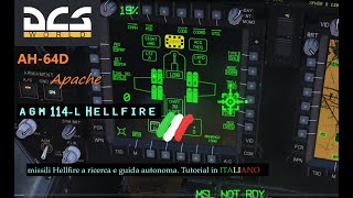 DCS World, AH 64D Apache, Missili AGM114L Hellfire,  Tutorial ITALIANO screenshot 5