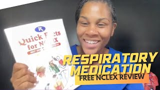 Winning Wednesday: Respiratory Medication NCLEX Review