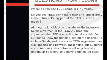 TEDx Learning Series: Chris Anderson Webinar