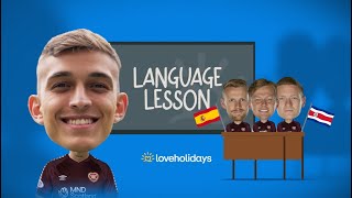 loveholidays Language Lesson with Kingsley, Kent, Rowles and guest judge, Kenneth Vargas!