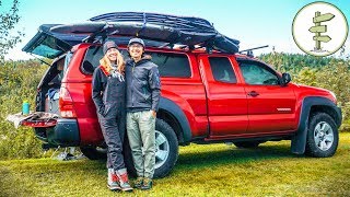 Extreme Minimalists Living FullTime in a Pickup Truck Camper