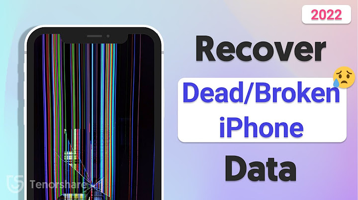 How to recover photos from broken iphone without backup