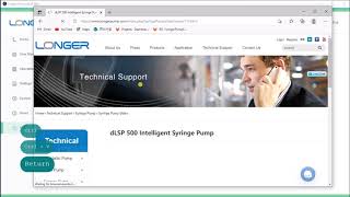 dLSP 500 Series Digital Syringe Pump Operation Through PC Software：About and  help screenshot 2