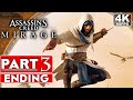 ASSASSIN&#39;S CREED MIRAGE ENDING Gameplay Walkthrough Part 3 [4K 60FPS PC] - No Commentary (FULL GAME)