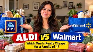 Aldi vs Walmart: Which One Is Really Cheaper for a Family of 4