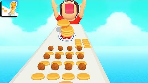 PANCAKE RUN NEW UPDATE ALL LEVELS MAX #25 GAMEPLAY WALKTHROUGH PART 5