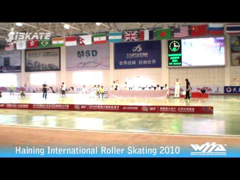 Haining International Roller Skating 2010 - Kim Sung Jin & Kim Tae Bin - Pair Freestyle Slalom