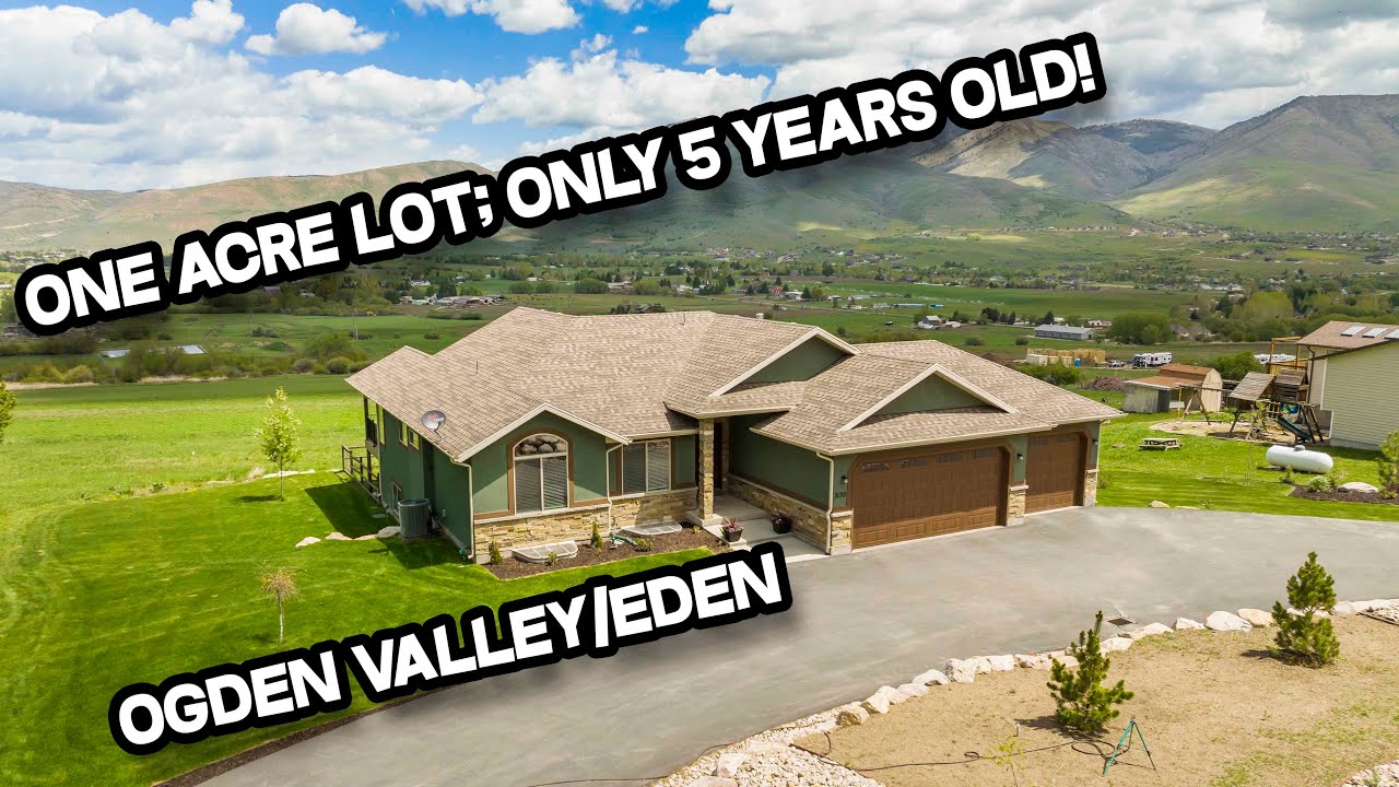 5 Bed, 3 Full Bath Rambler/Ranch Home for Sale Ogden Valley Utah(Eden