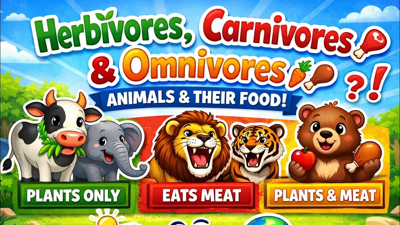 Травоядные, плотоядные и всеядные животные | Животные и их пищевые привычки