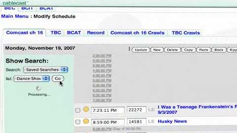 Cablecast - The Best Scheduling