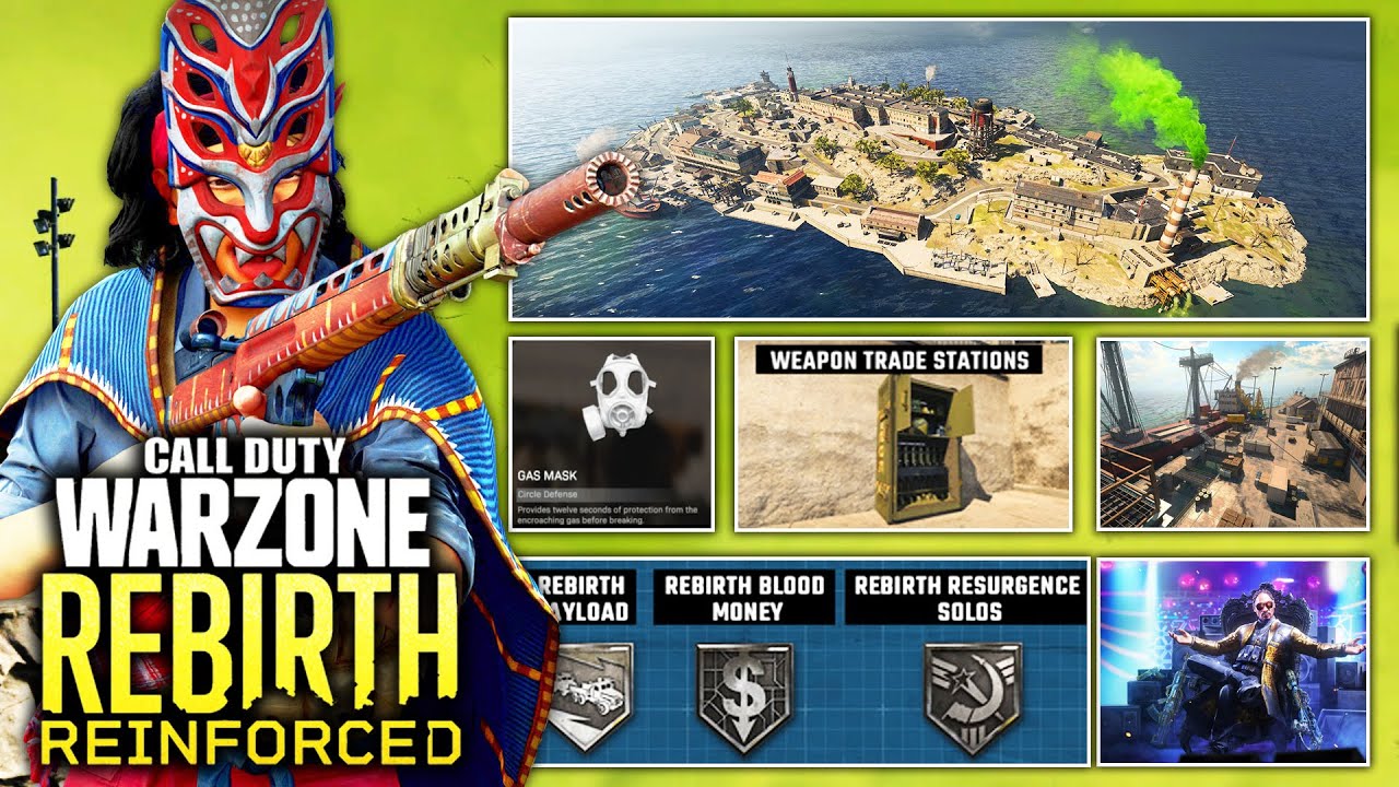 WARZONE: NOUVELLES ZONES REBIRTH ISLAND, PARACHUTE, MASQUE A GAZ, STATIONS D'ACHAT, DÉFIS,...