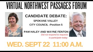 Northwest Passages: Spokane Valley City Council candidate forum with Pam Haley