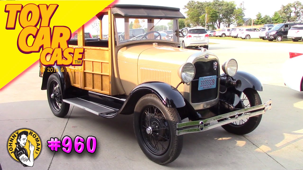960 1931 Ford Model A Woody Wagon Toy Car Case YouTube