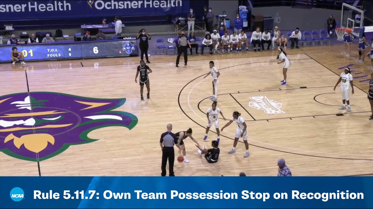 202122 NCAA Fast Break Women's Basketball Officiating 8 Injured