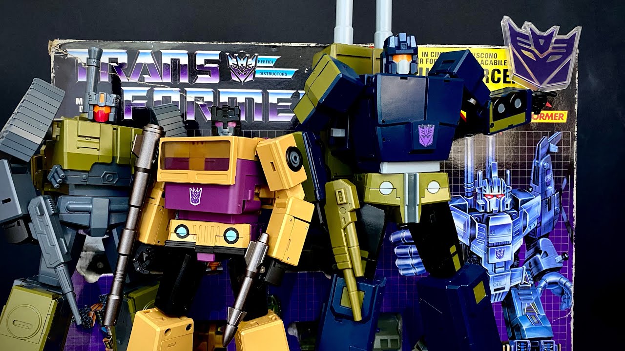 Combiners Masterpiece Bruticus Magic Square Onslaught Night Tracer Transformers G1
