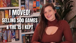 I Moved!  Selling 500 Board Games & The 15 I Kept