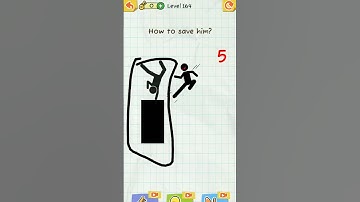 DRAW 2 SAVE STICKMAN PUZZLE LEVEL=164#gaming#drwa2save#drawing#trending#viral#shortsfeed#shorts#art