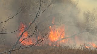Border 2 fire explodes overnight, prompts evacuations, school closures