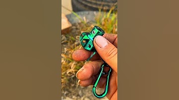 Smart Key Holder With Stylish Titanium Finish Perfect Everyday Carry Tool #idea #shorts #keyholder