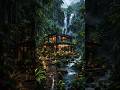 Most Beautiful Rainforest Home Ever Built 🌧️ #shorts
