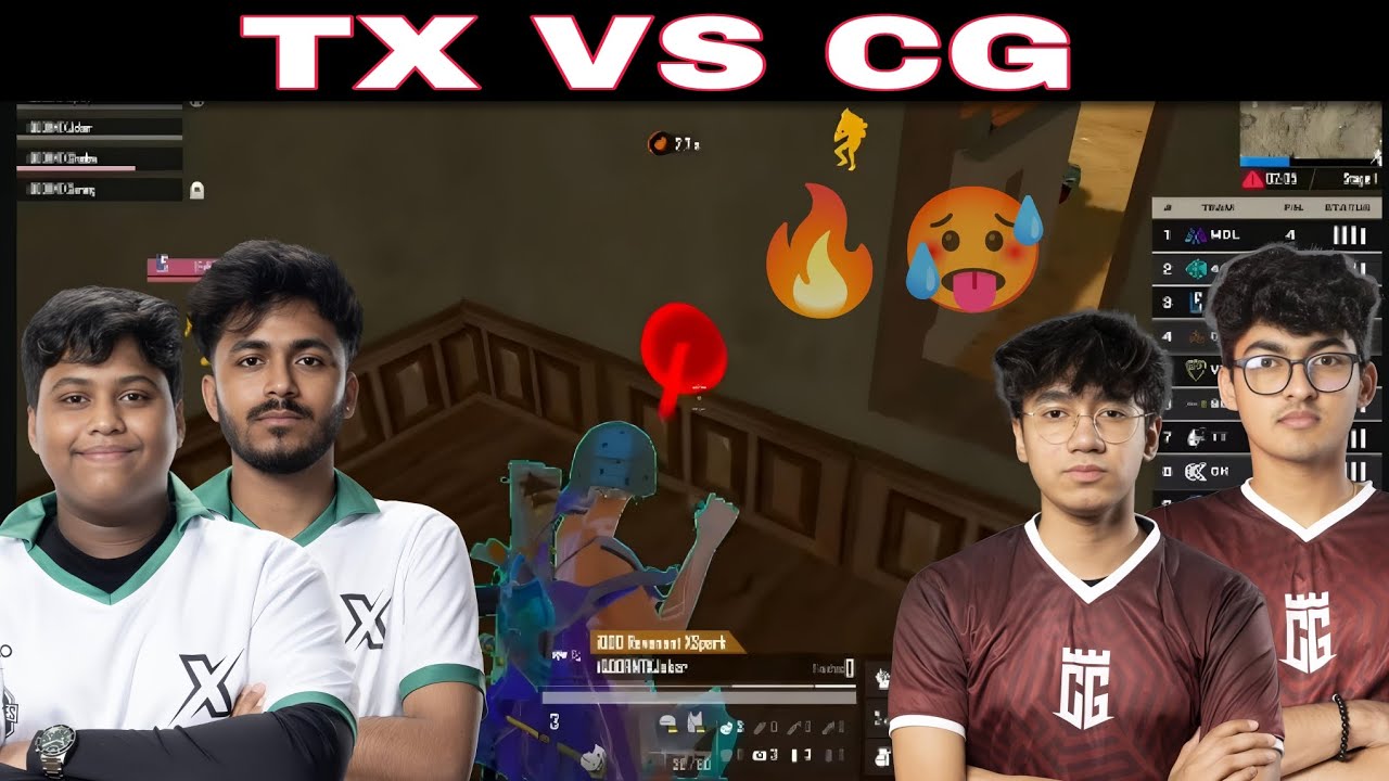 TX vs CG 4v4 In BGIS 🔥 Teamxspark Vs Carnival Gaming ✅ Joker Vs Goblin TX Wiped CG 🥵