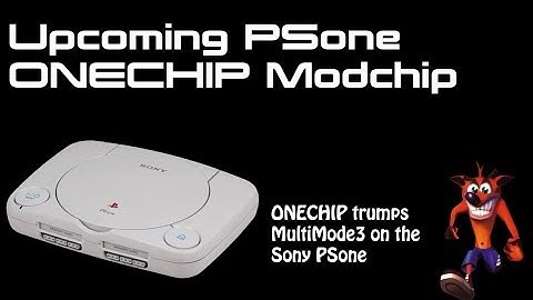 Sony PSone ONECHIP Modchip Introduction
