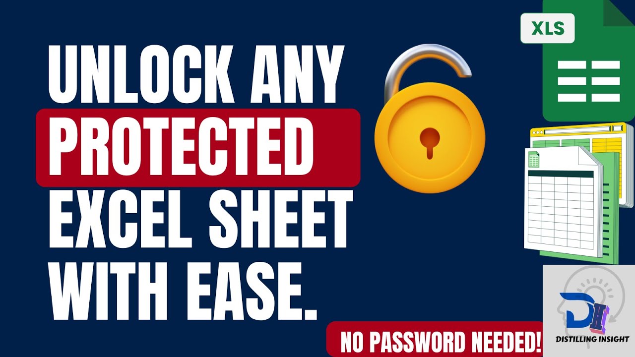 How to Unprotect Any Excel Sheet or Workbook (No Password Needed!)