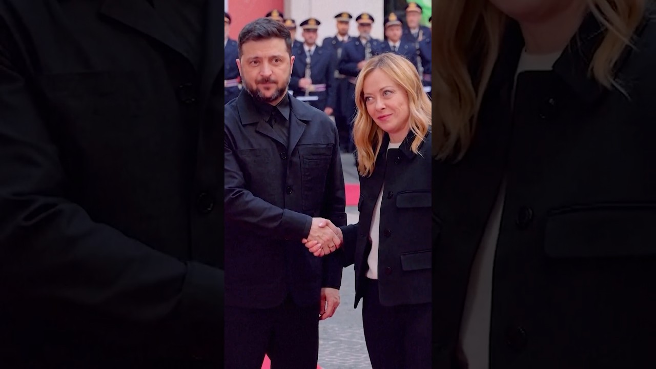 Meloni Meets Ukraine's Zelenskiy in Rome