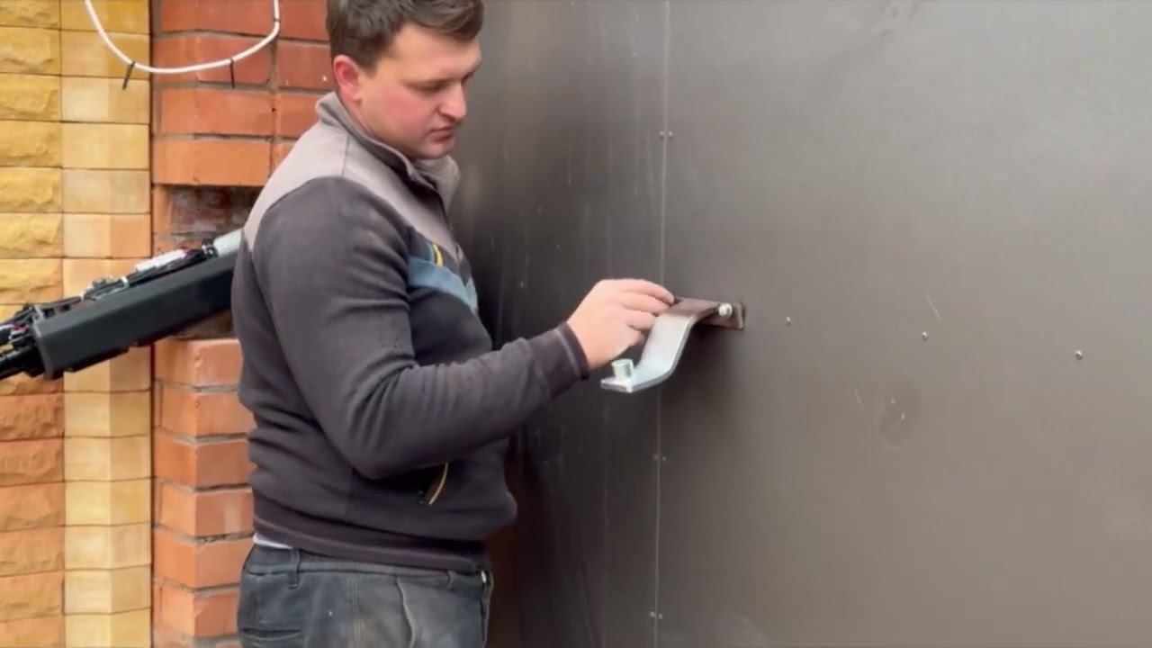 Автоматика для распашных ворот GROW 5000.Установка вовнутрь