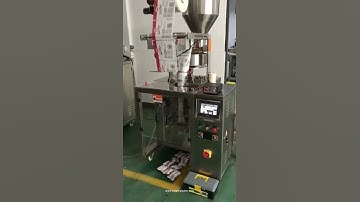 Automatic vertical bag form fill seal bagging machine for chips popcorn granule bean nuts peanut foo