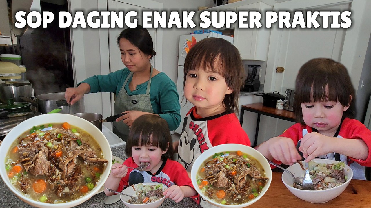 SOP DAGING LENTIL PRAKTIS DAN ENAK 😍😍 II SOP BERGIZI YANG BIKIN ANAK LAHAP MAKAN 🥰