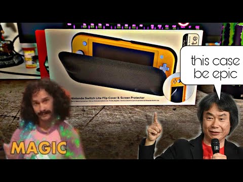 Nintendo Switch Lite Flip Cover Unboxing BEST CASE EVER!!