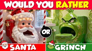 Would You Rather Santa Vs The Grinch Build Your Dream House 2025