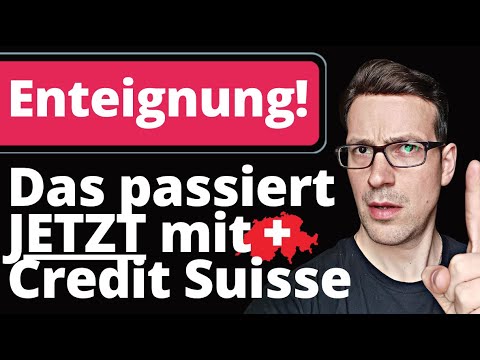 UBS EILMELDUNG! Schweiz will Credit Suisse Enteignung!