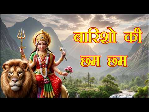 बारिशों की छम-छम में, श्रद्धा और विश्वास के साथ हम माँ के दरबार में आए हैं। Barisho ki Cham Cham Me