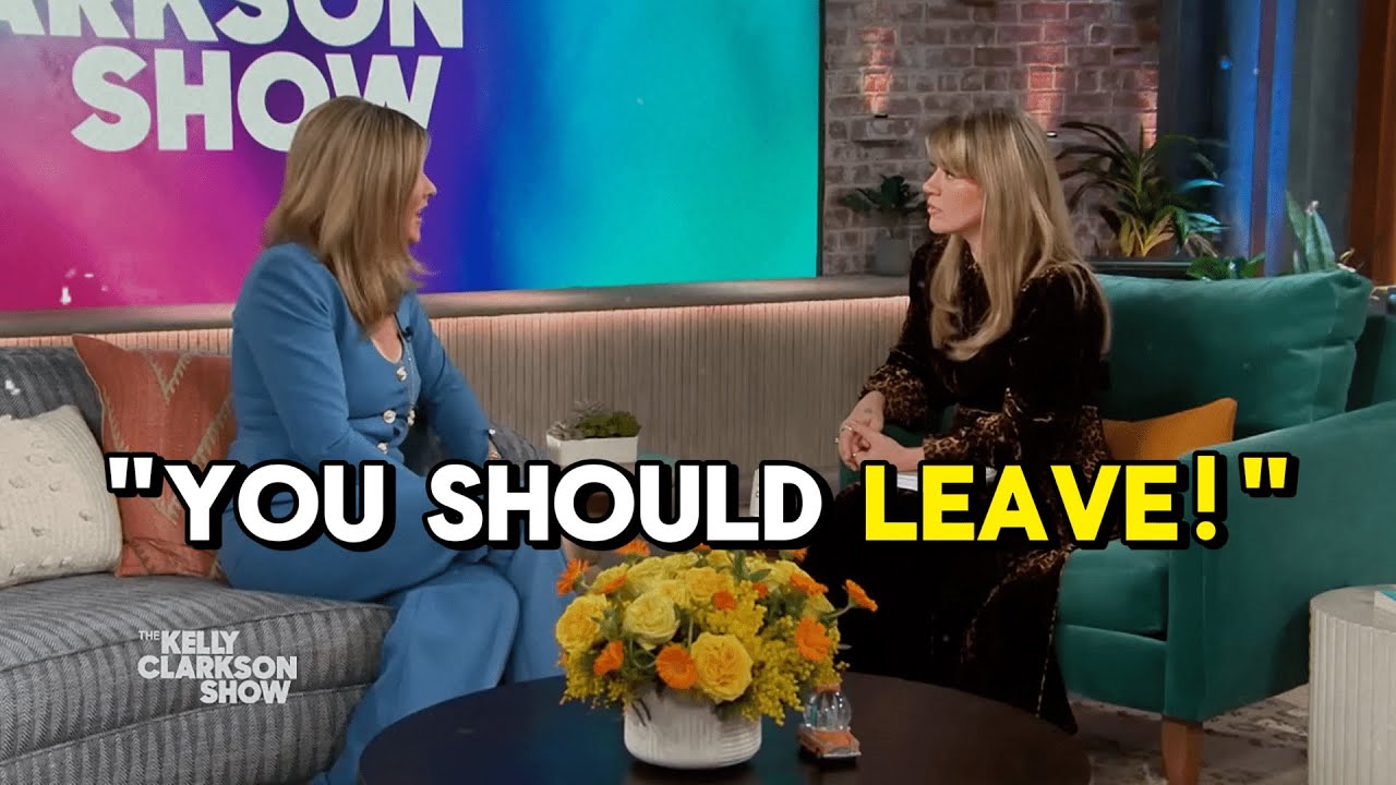 Jenna Bush Hager Kicked Off Kelly Clarkson's Show After Heated Confrontation.  - YouTube