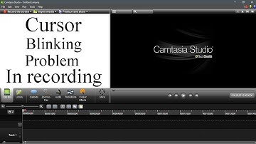 Cursor blinking or flickering problem in camtasia studio - in Hindi
