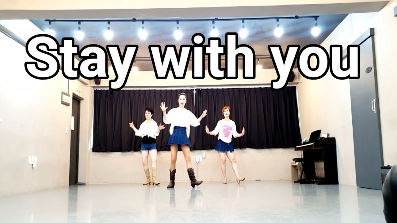 Stay with You Line Dance (Intermediate) Niels Poulsen Demo l 라인댄스 - YouTube