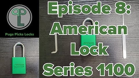 Ep8: American Lock Series 1100 - How To Pick Spool Pins & Serrated Pins