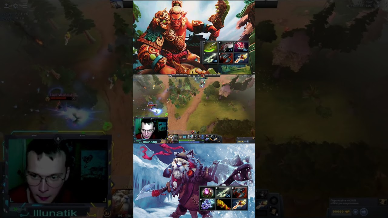 Troll Warlord vs Tusk @shorts 