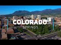 Colorado springs colorado  4k drone footage