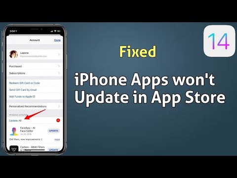 update app iphone ไม่ ได้  New 2022  iPhone Apps Not Updating in App Store after iOS 14.2 [Fixed]