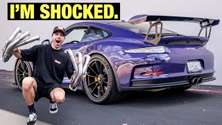 STRAIGHT PIPED MY GT3RS!!