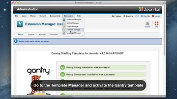 Gantry4 Joomla Installation