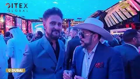 Sam Khan & Mark Madrid at GITEX Dubai 2025 | Securing 1,000 SMBs with AccuSights 🔒