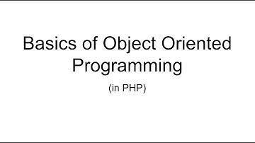 Learn PHP: Object Oriented Programming